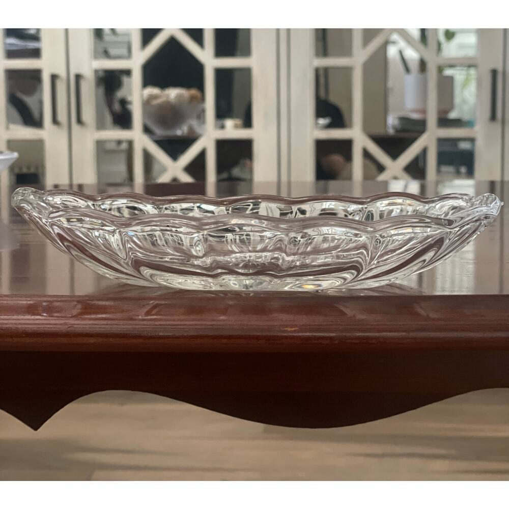 Heisey Glass Co Colonial Priscilla Pattern 9 Inch Pickle Dish Celery Dish